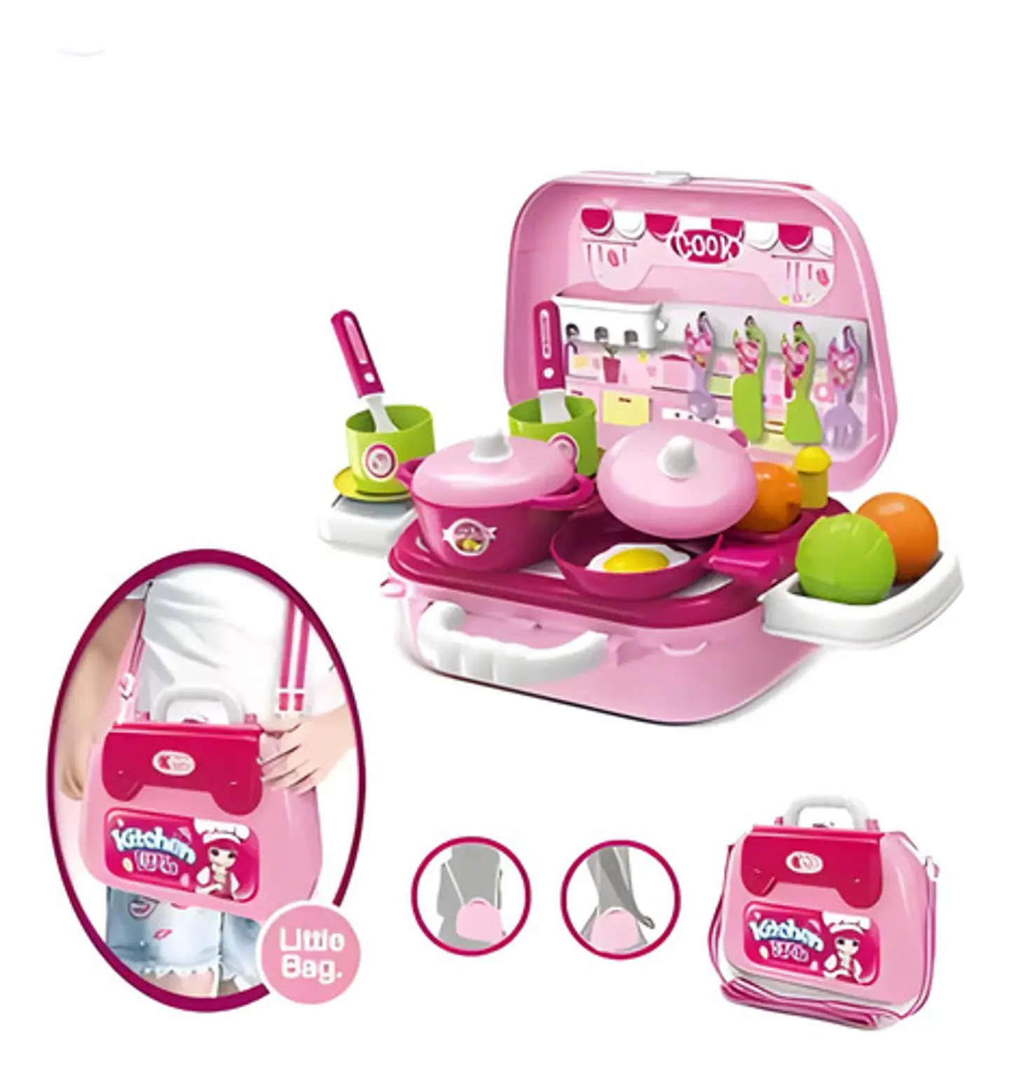 Maletín Estufa Cocina Niñas 008-915a Kitchen Cook 12