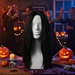 Peluca Negra  Disfraz  Halloween Ref Mp372-2 - Miniatura 2