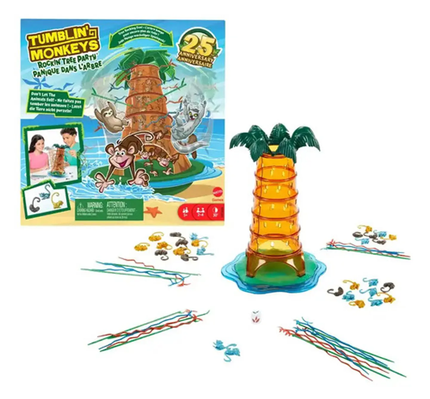 Mattel Games Juego De Mesa Monos Locos 25 Aniversario 2