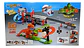 Pista Hot Doble Dinosaurio Rex Lavad +10carros Wheel 8899-94 - Miniatura 6