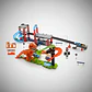 Pista Hot Doble Dinosaurio Rex Lavad +10carros Wheel 8899-94 - Miniatura 9