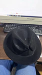 Sombrero Gangster Negro Halloween Fiesta Disfraces 4277-5 - Miniatura 2