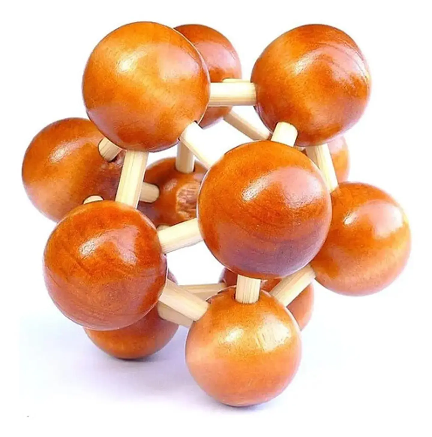 Bola Destreza Juguete Ref  Ds2815  Madera Cubos  1