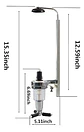 Bar Licorera Dispensador Dosificador 1 Botella Litro - Miniatura 3