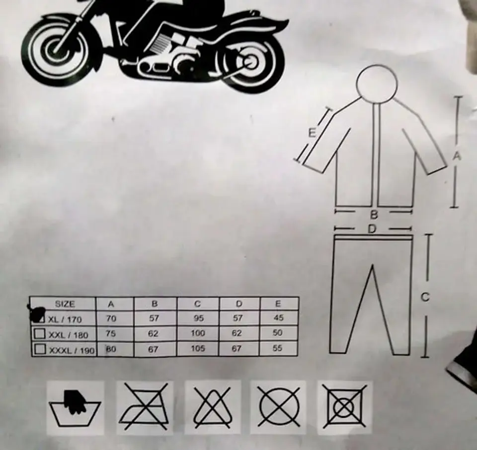 Impermeable  Motociclistas Moto Motocicleta Con Capucha  4