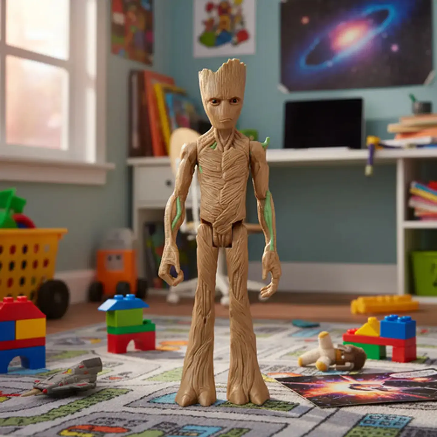 Figura De Acción Marvel Titan Hero Series Groot 2