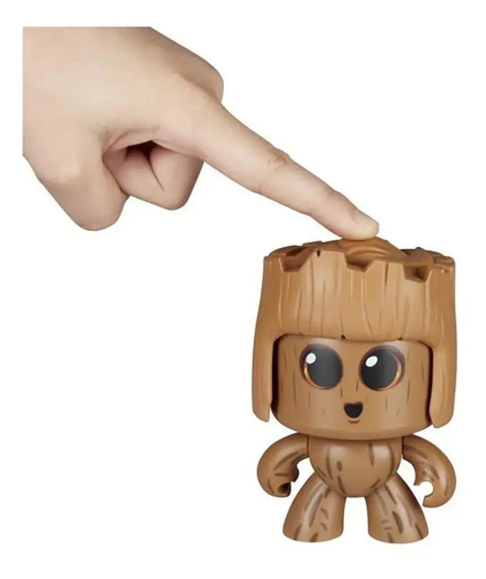 Figura De Acción Marvel Groot Mighty Muggs Con 3 Expresiones 2