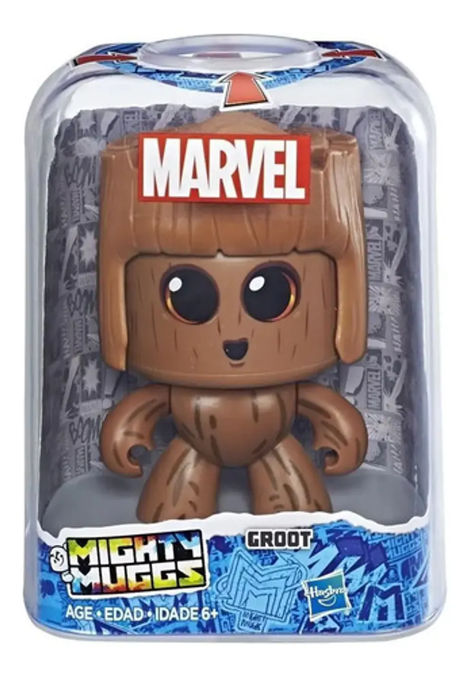 Figura De Acción Marvel Groot Mighty Muggs Con 3 Expresiones 3