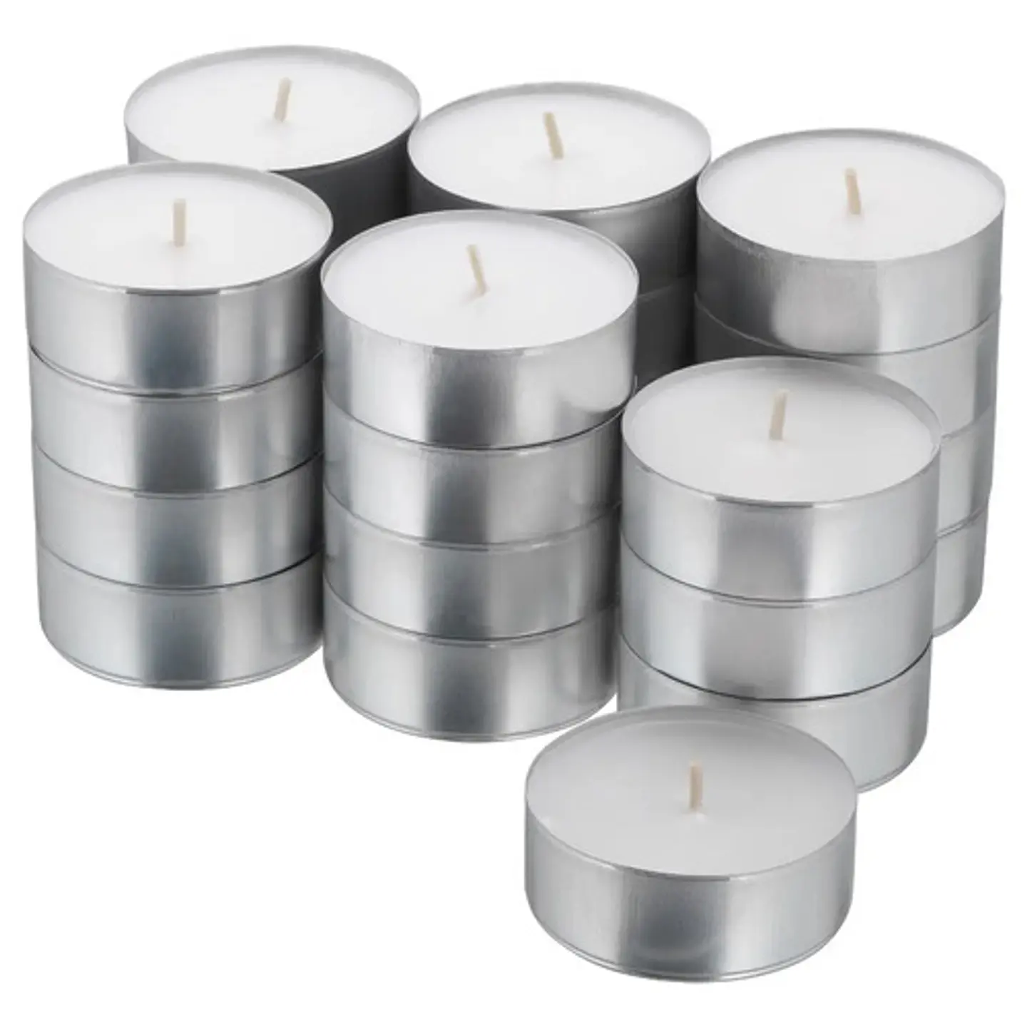 Velas Pebetero 64und Luz Decoración Aluminio Mechero 3050423 3