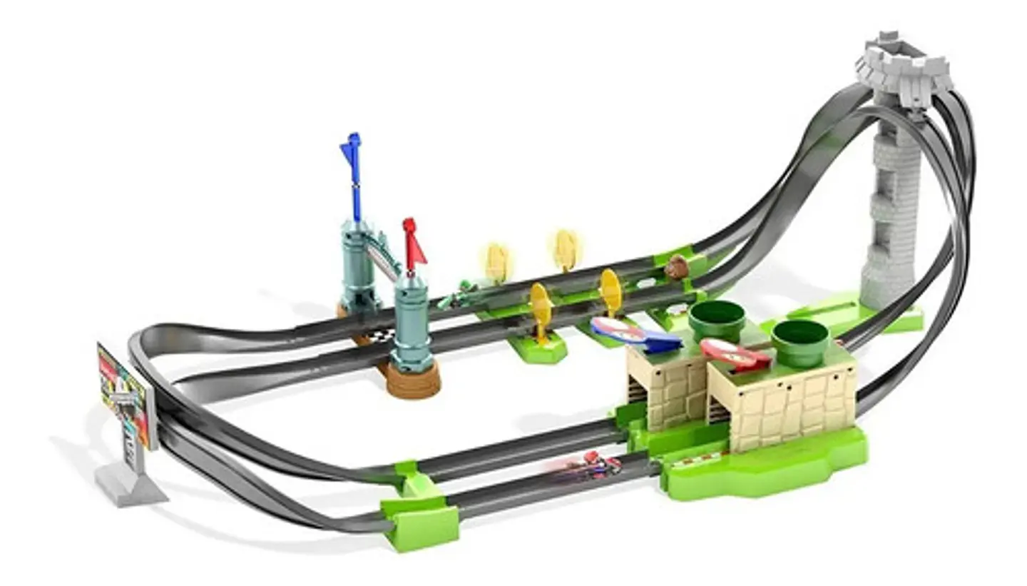 Hot Wheels Mario Kart Circuito Colorido Mattel. 1