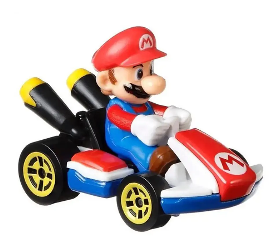 Hot Wheels Mario Kart Circuito Colorido Mattel. 2