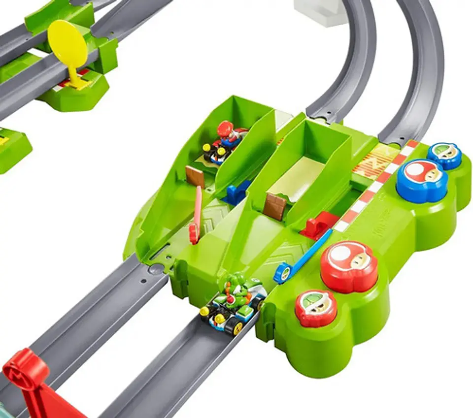 Hot Wheels Mario Kart Circuito Colorido Mattel. 4