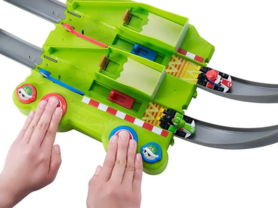 Hot Wheels Mario Kart Circuito Colorido Mattel. 5