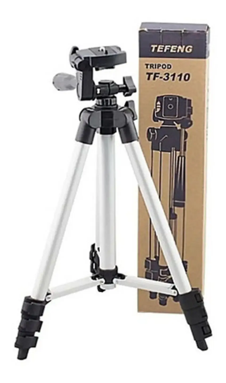 Trípode Tefeng Tf-3110 Para Cámara Y Teléfono, Aluminio 102cm Flexible 1