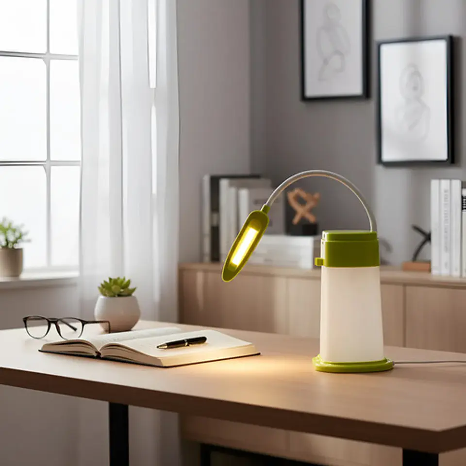 Lámpara Led De Escritorio Recargable Portátil Ref. Dq-1146 1