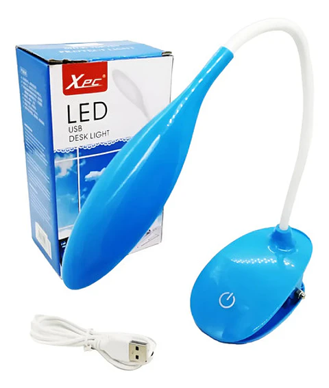 Lámpara Led Clip Recargable De Escritorio Dq-1153
