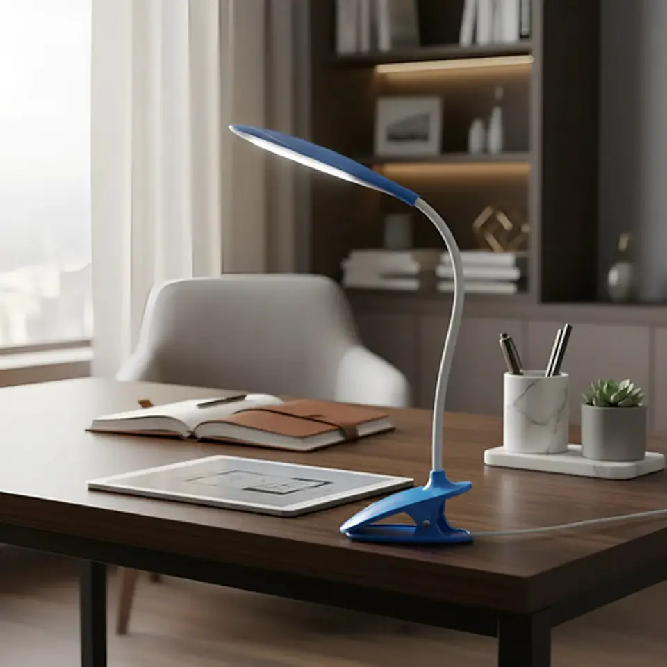 Lámpara Led Clip Recargable De Escritorio Dq-1153 3