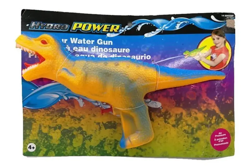 Pistola De Agua Dinosaurio Presurizada Hydro Power Mc0474 1