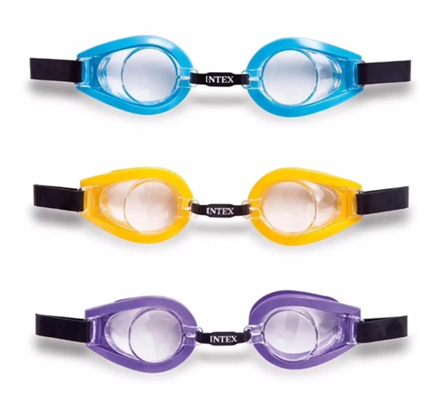 Gafas Siliconada Natación Intex 55602 Para Niños 3