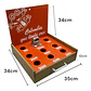 Juego De Rana Portátil En Madera Para Mesa Artesanal - Miniatura 6
