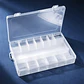 Caja Organizadora Multiusos Compartimentos Botones Tuercas Transparente - Miniatura 4