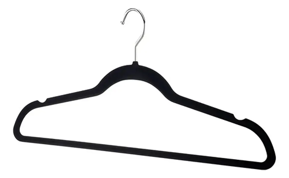 Set De 4 Ganchos Forrados En Terciopelo Antideslizantes Ropa 5