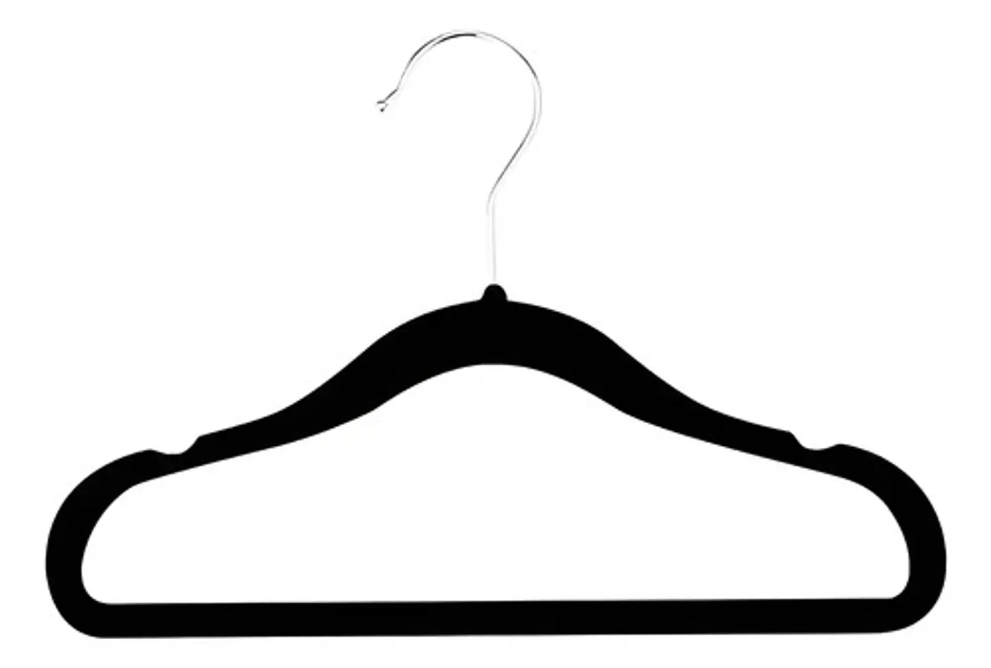 Set De 4 Ganchos Forrados En Terciopelo Antideslizantes Ropa 6
