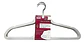 Set De 4 Ganchos Forrados En Terciopelo Antideslizantes Ropa - Miniatura 7