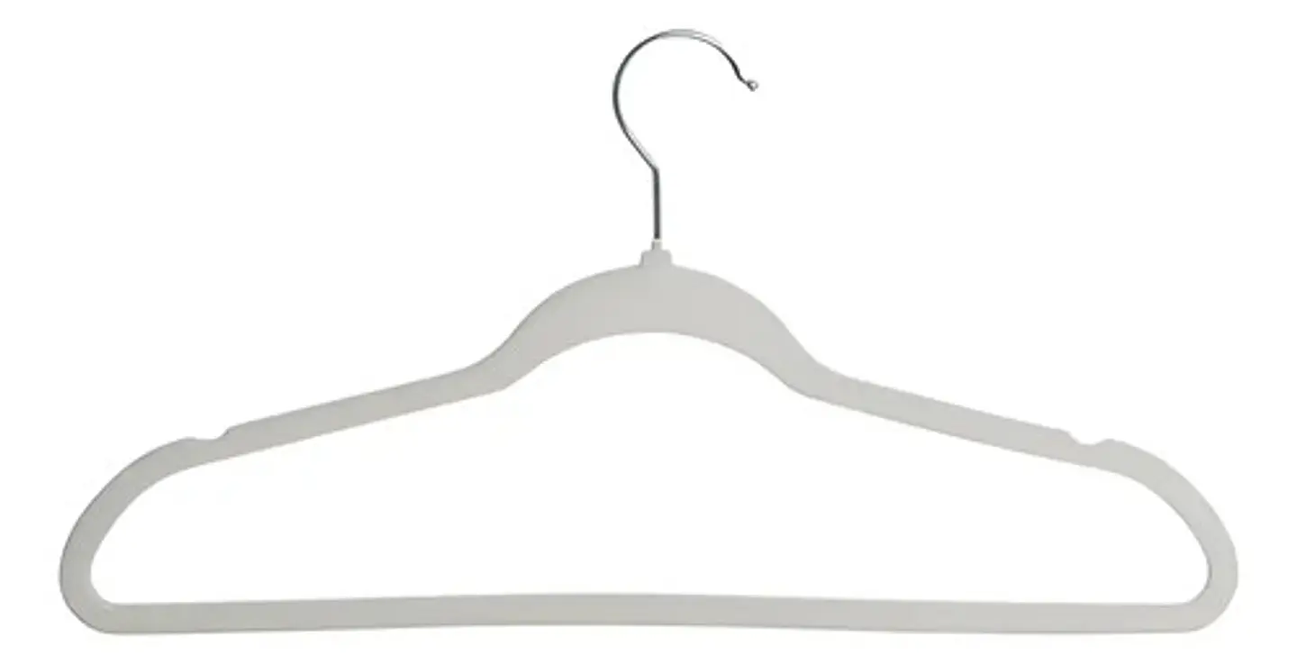 Set De 4 Ganchos Forrados En Terciopelo Antideslizantes Ropa 8