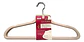 Set De 4 Ganchos Forrados En Terciopelo Antideslizantes Ropa - Miniatura 10
