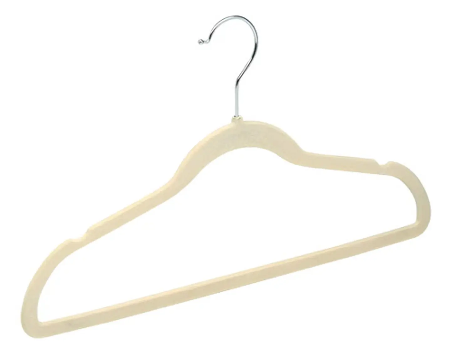 Set De 4 Ganchos Forrados En Terciopelo Antideslizantes Ropa 11