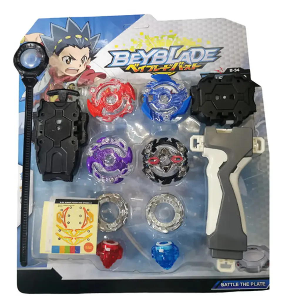 Lanzador Tipo Beyblade Con 2 Discos Y Lanzador Ref. 99100 2