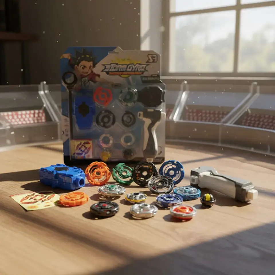 Lanzador Tipo Beyblade Con 2 Discos Y Lanzador Ref. 99100 4