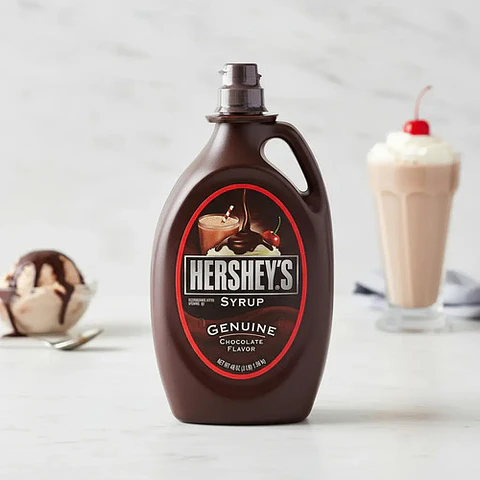 Sirope De Chocolate Hersheys 4tarros 1.36kilos/cu
