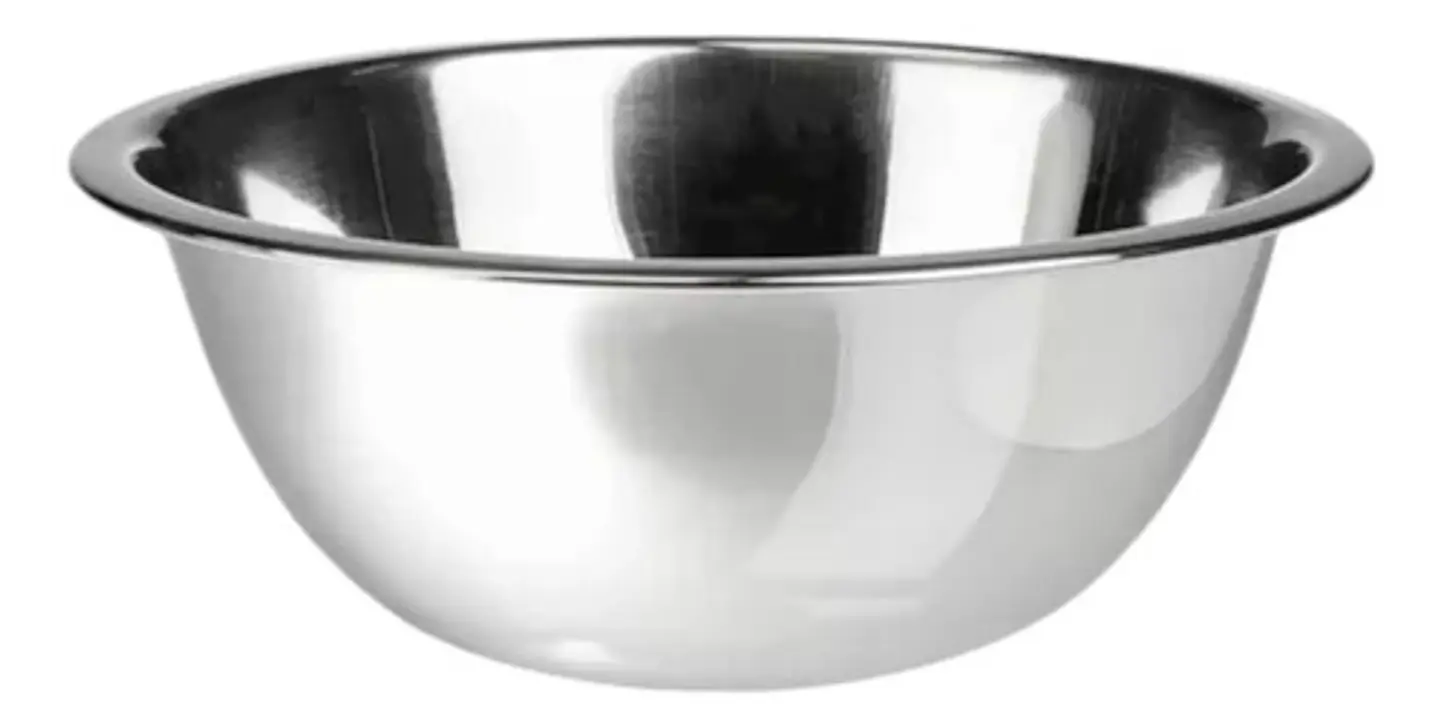 Bowl Metálico Acero Inoxidable  Ensaladera 30cm, 3