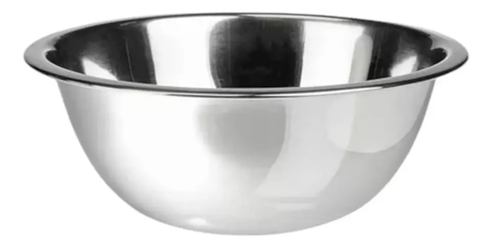 Bowl Metálico Acero Inoxidable  Ensaladera 30cm, 3