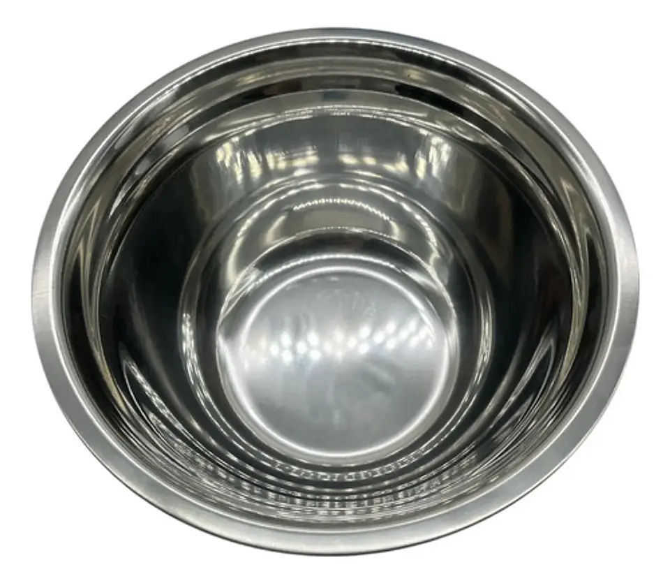 Bowl Metálico Acero Inoxidable  Ensaladera 30cm, 6