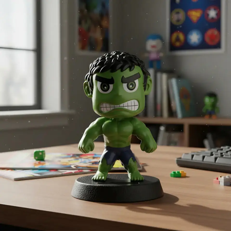 Avengers Hulk 12cm Booble Head Cabeza Rebotante 425-6 4