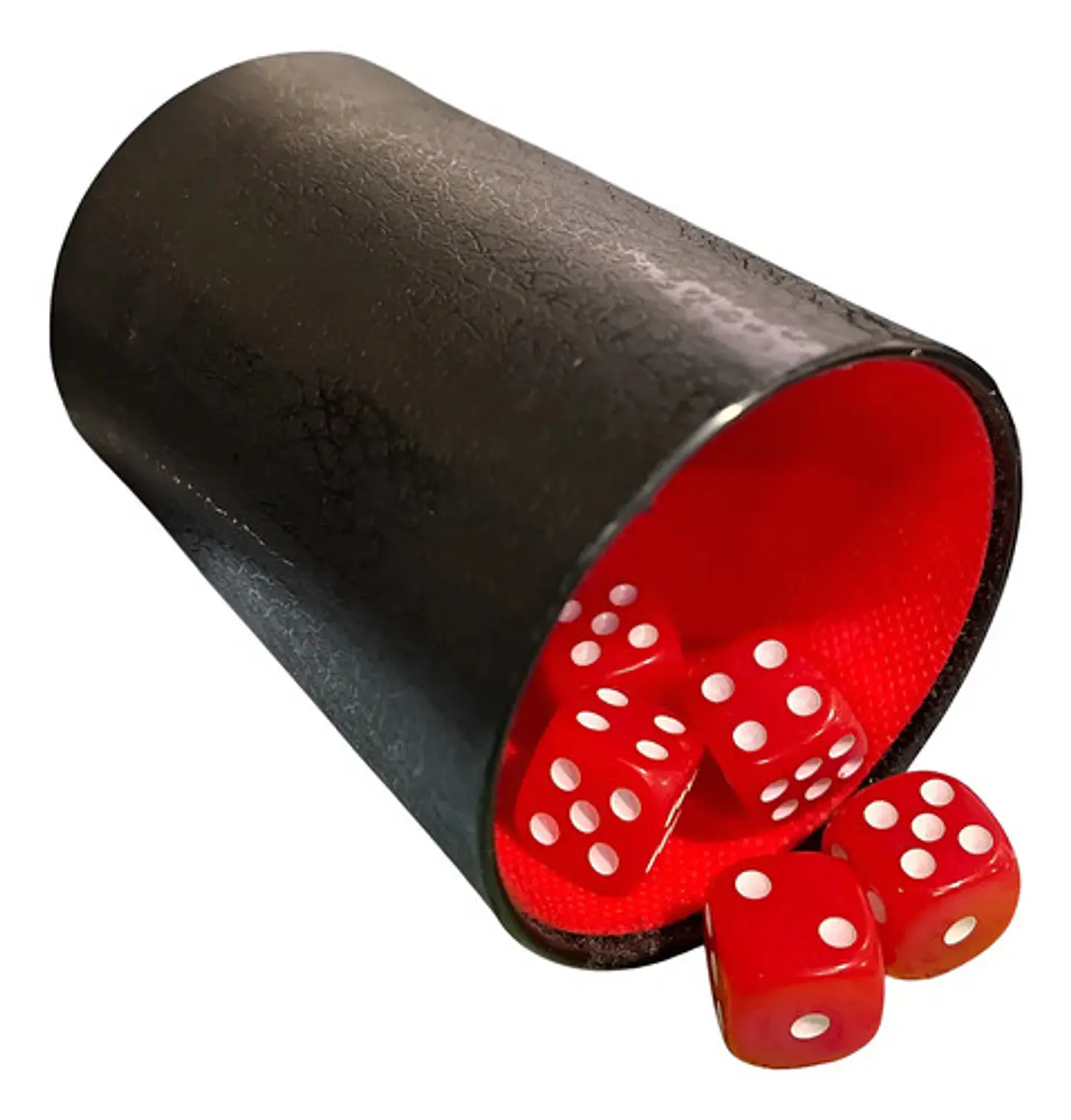 Cacho Yahtzee Juego De Mesa Tatuco Con Paño + 5 Dados 15
