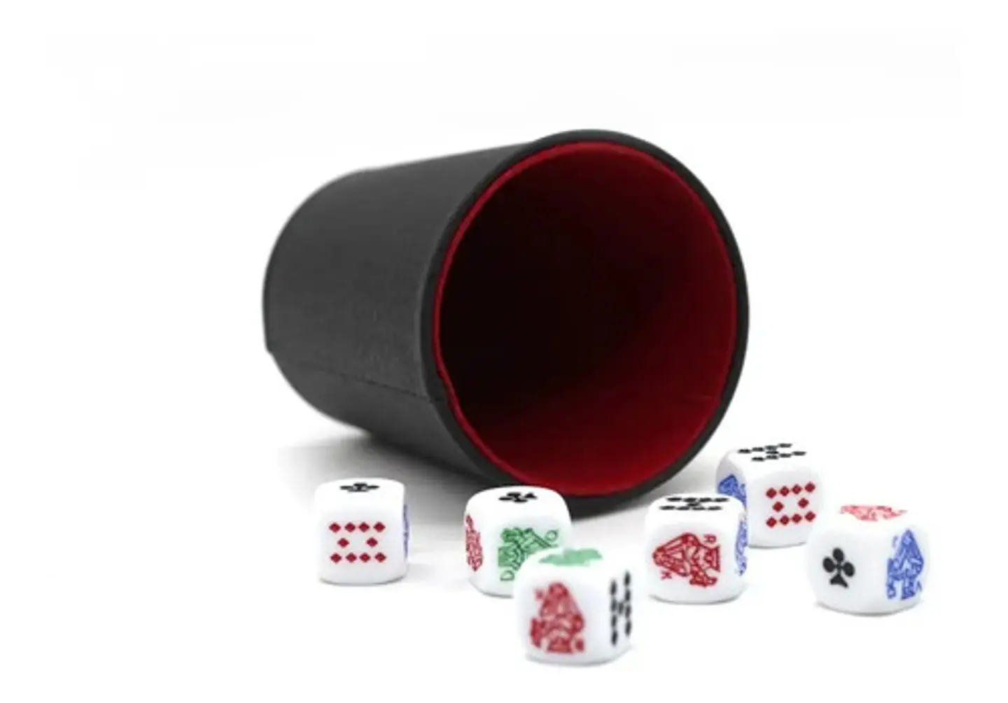 Cacho Yahtzee Juego De Mesa Tatuco Plástico + 6 Dados  9