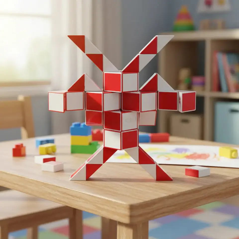 Rubik Serpiente Culebra Mágica Piezas Multicolor 48 Segmento 11