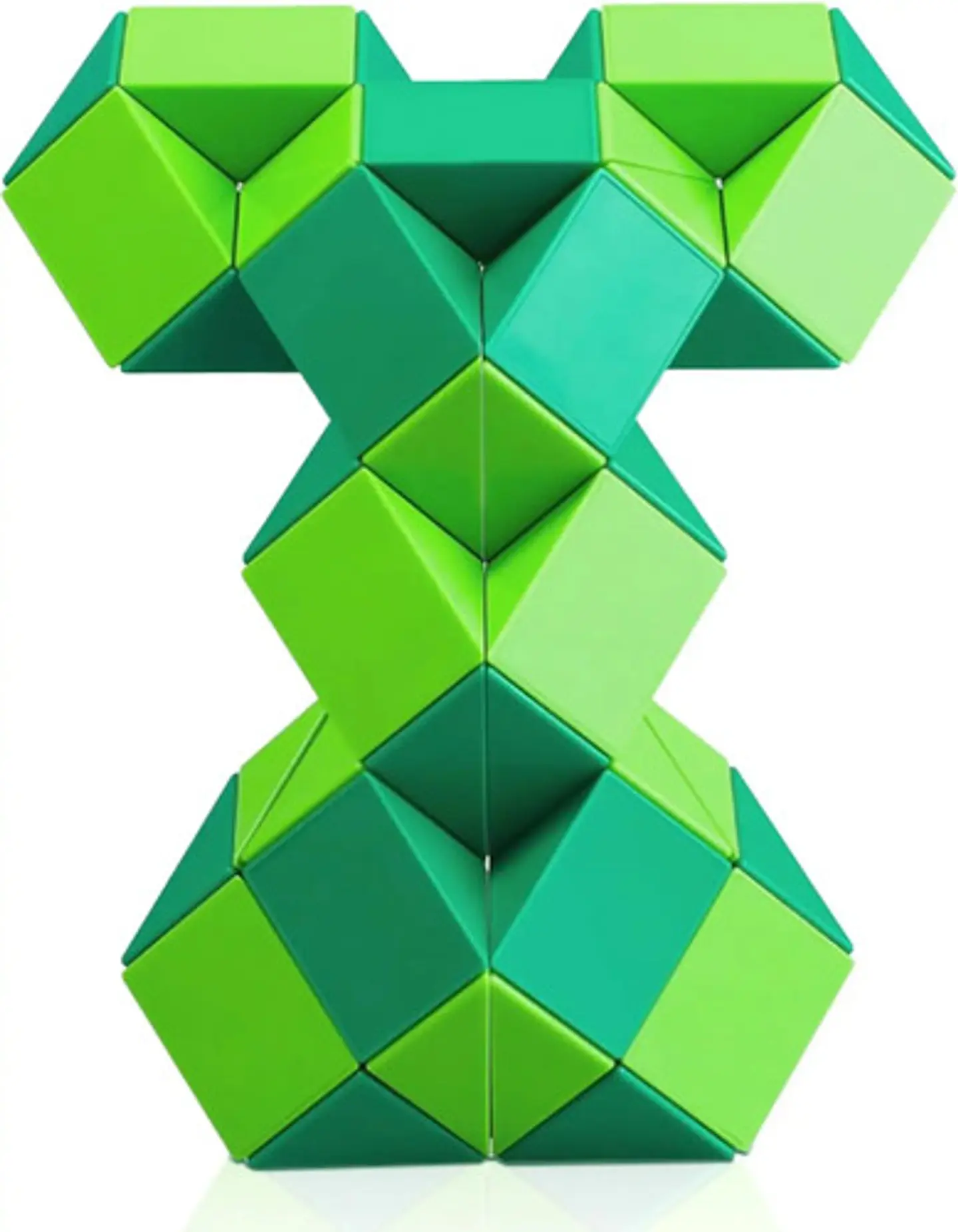 Rubik Serpiente Culebra Mágica Piezas Multicolor 48 Segmento 15