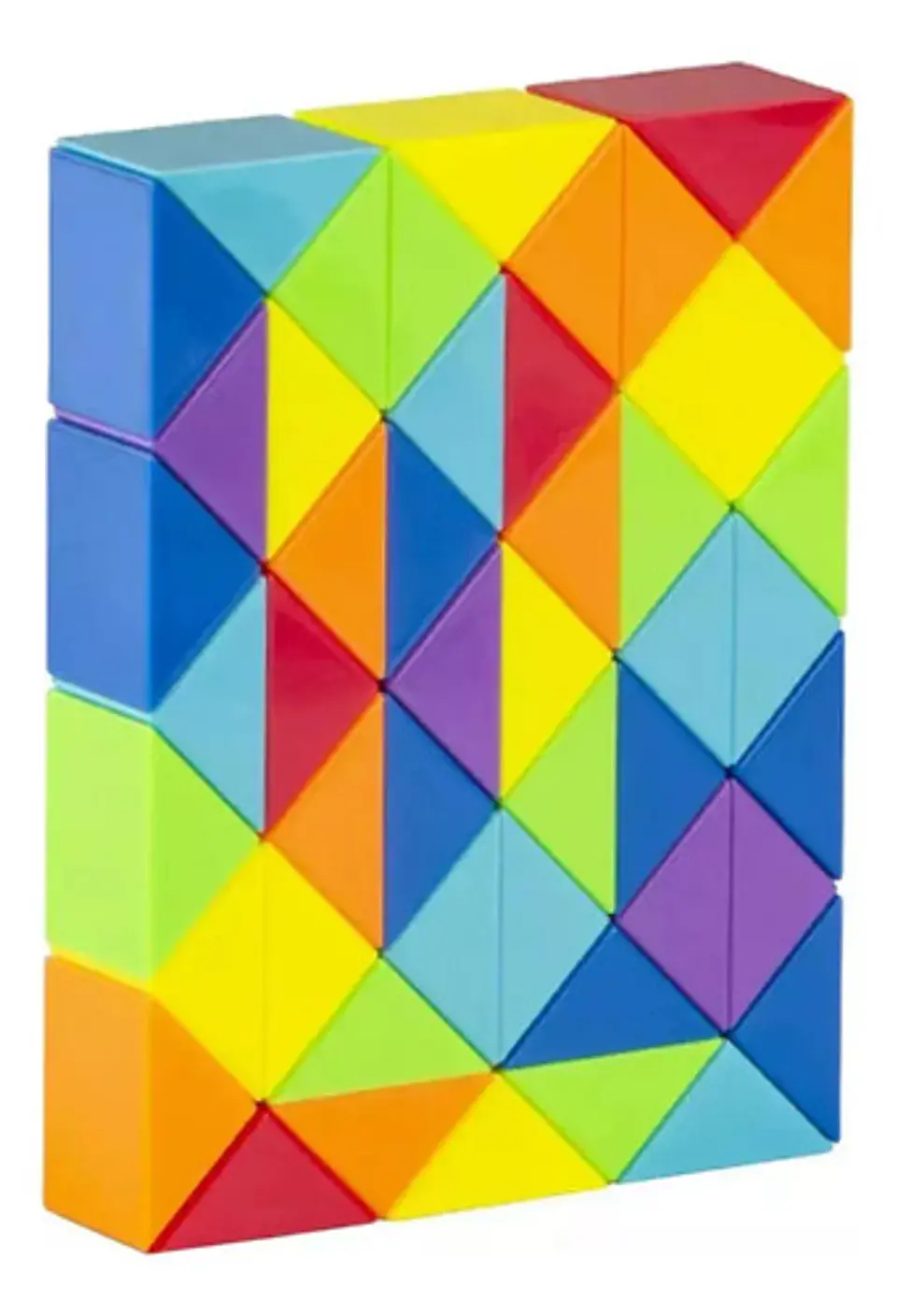 Rubik Serpiente Culebra Mágica Piezas Multicolor 48 Segmento 17