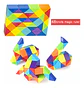 Rubik Serpiente Culebra Mágica Piezas Multicolor 48 Segmento - Miniatura 19
