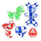 Rubik Serpiente Culebra Mágica Piezas Multicolor 48 Segmento - Miniatura 22