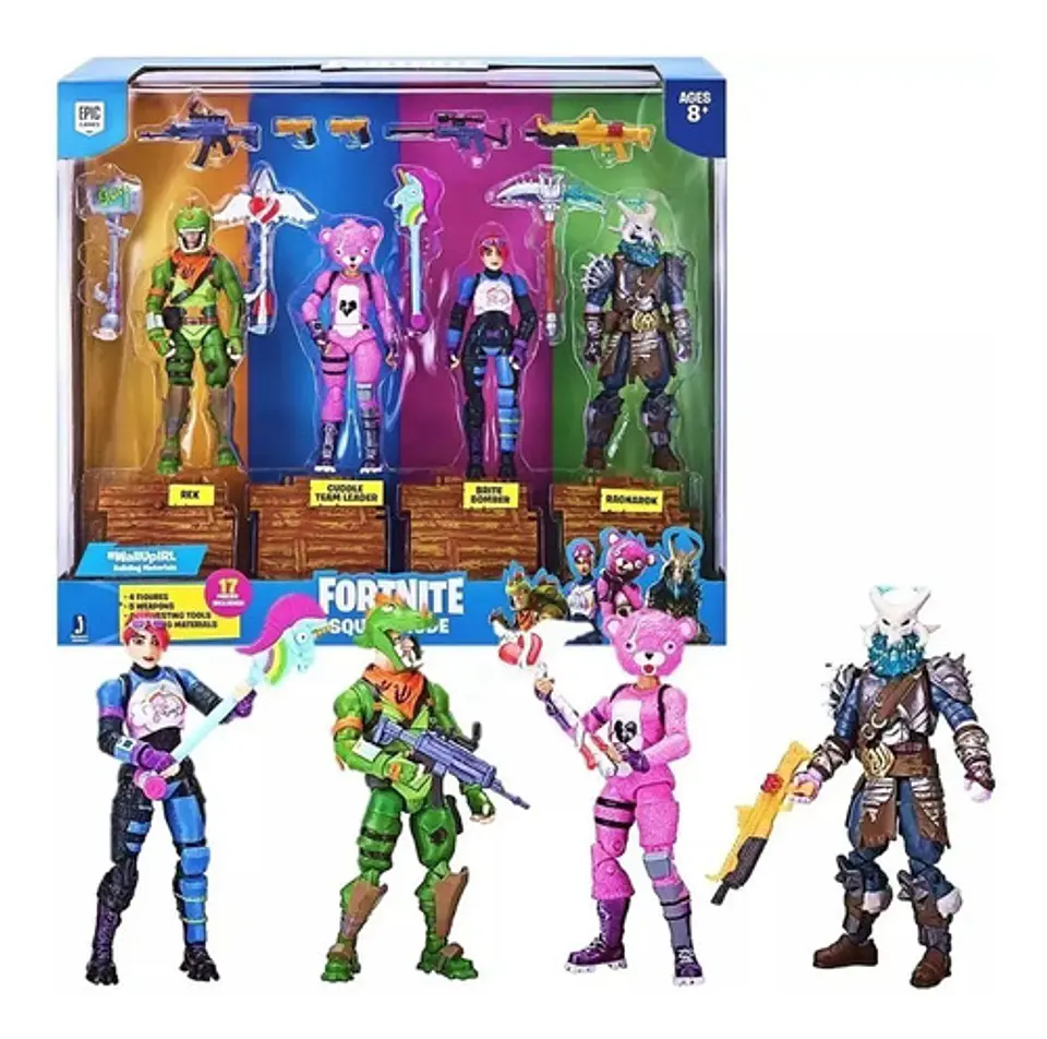 Fortnite Set De Figuras Articuladas X 4 Epic Games Fnt0019 2