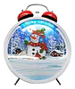Reloj Navideño Bola De Nieve Con Luz Y Sonido Ref. Sdd011 - Miniatura 3