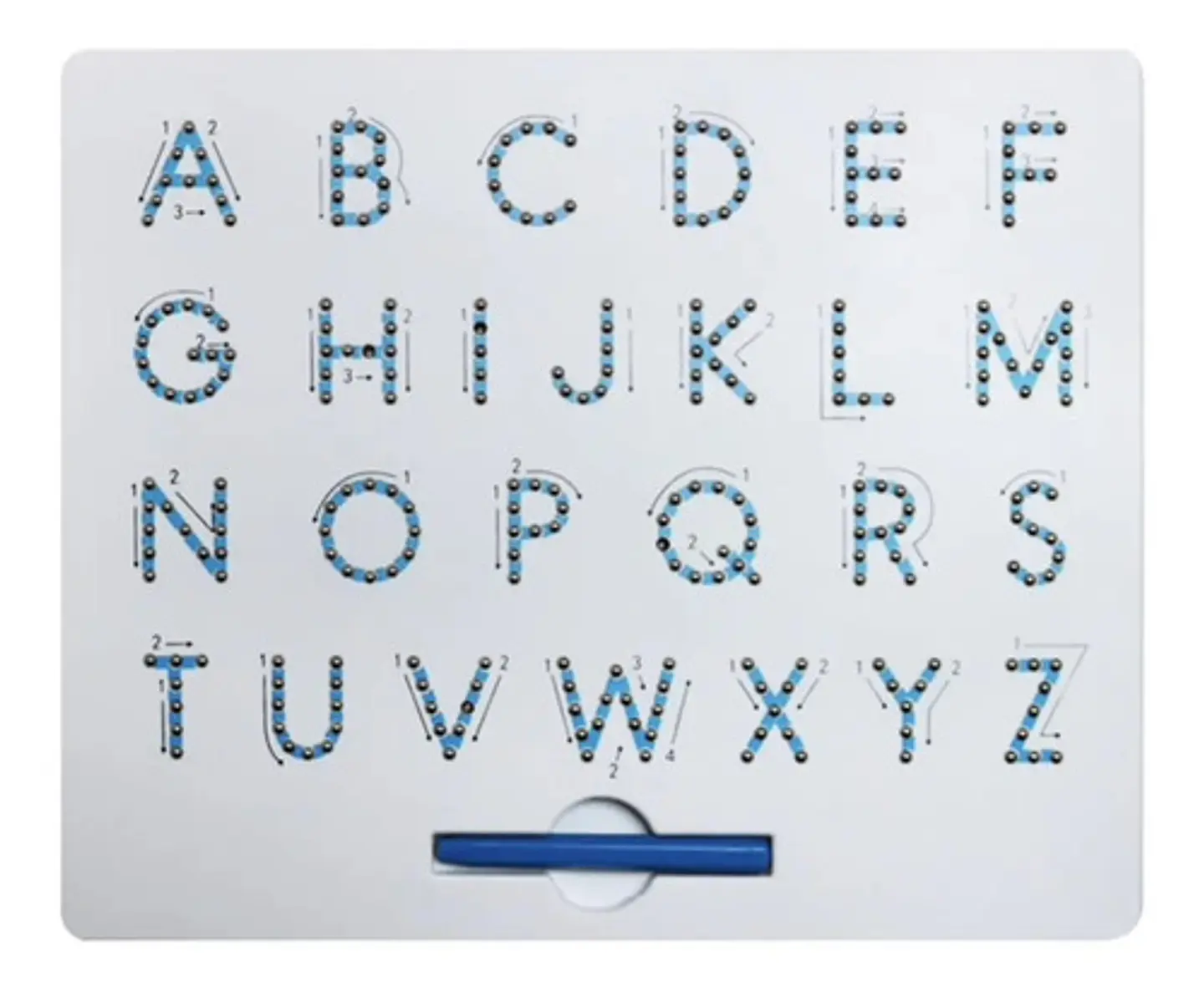 Set Tablas Didacticas Escritura Mano Letras Y Números Magpad 2