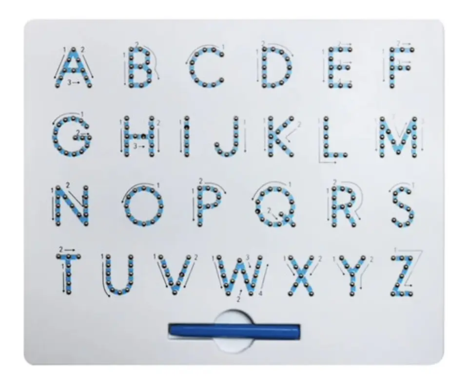 Set Tablas Didacticas Escritura Mano Letras Y Números Magpad 2