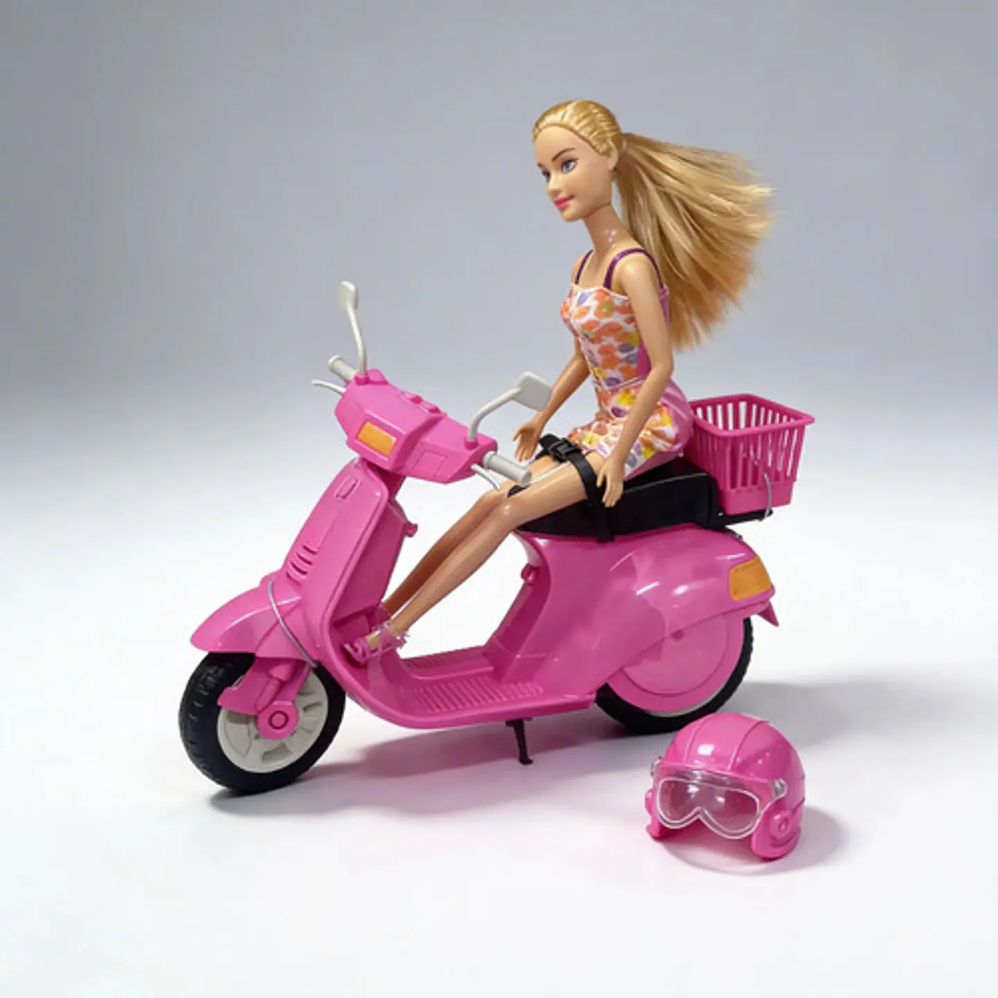 Muñeca Defa Lucy Fashionable Scooter Moto Accesoros Ref 8206 3